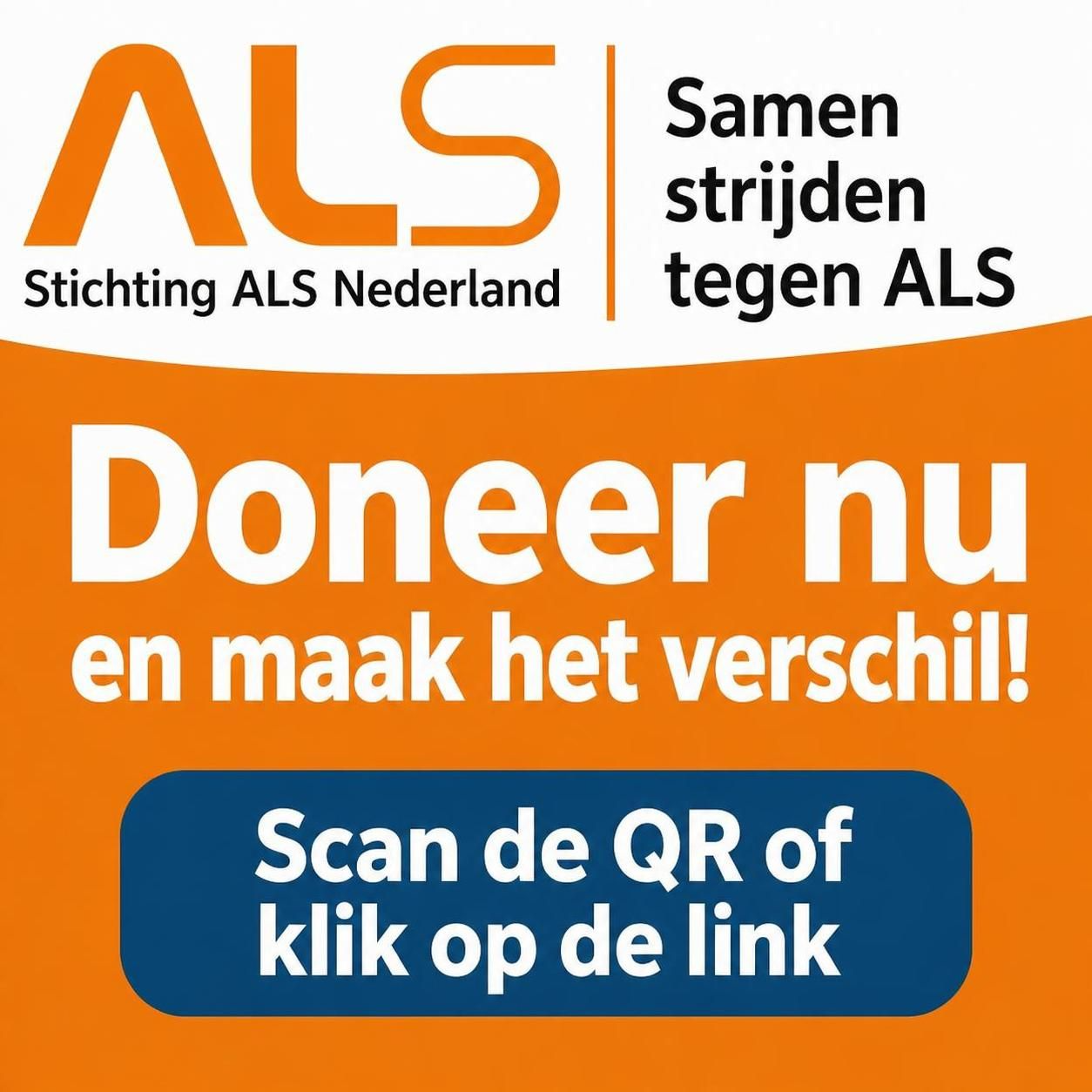Samen strijden tegen ALS